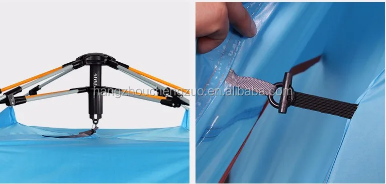 6 Person Camping Tent Backpacking Tents Hexagon Waterproof Dome Automatic Pop-Up Outdoor Sports Tent Camping Sun Shelters,CZX-81