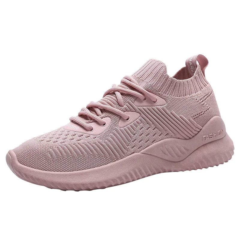 

Fashion Casual Shoes Woman Comfortable Breathable Mesh Flats sneakers women