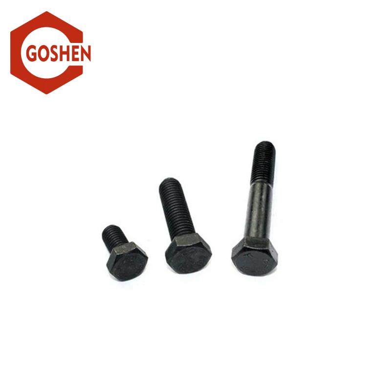 
Trustworthy China supplier din 6914 carbon steel black oxide hex bolts 