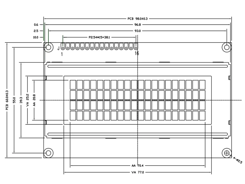 Lcd type. Дисплей 2004 габариты. Дисплей LCD 2004a Datasheet. LCD 2004 ЖК модуль чертёж. ЖК-дисплей 2004 Размеры.