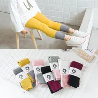 

Fashion kids tights Children's cotton candy color matching girls tights