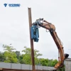 TALOS55 side grip vibro hammer sheet piling equipment for excavator