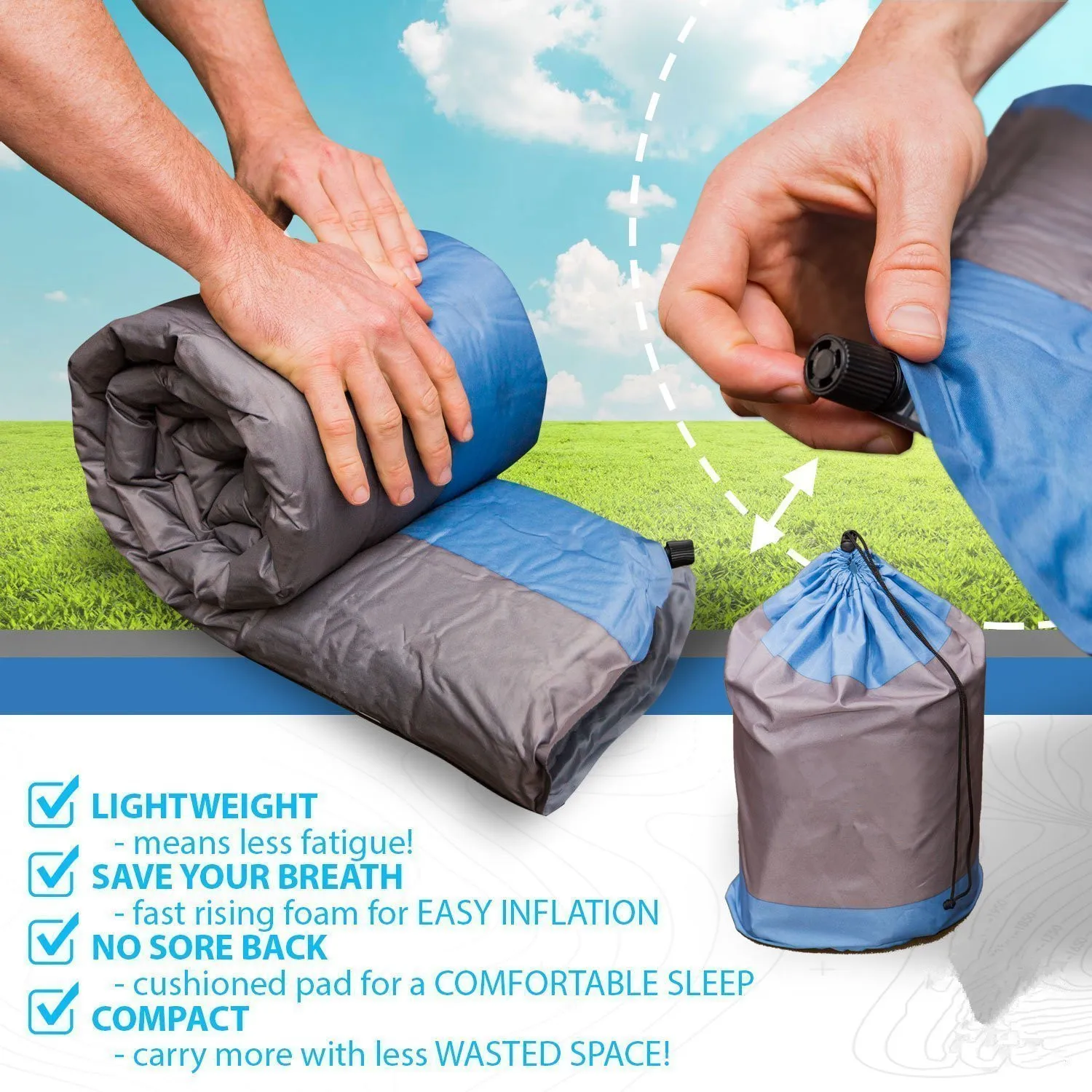 Best Selfinflating Sleeping Pad. & Water