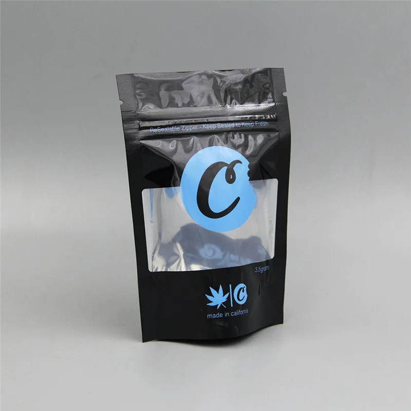 420 Child Proof Smell Proof Cookies Resealable Zipper Mylar Mini