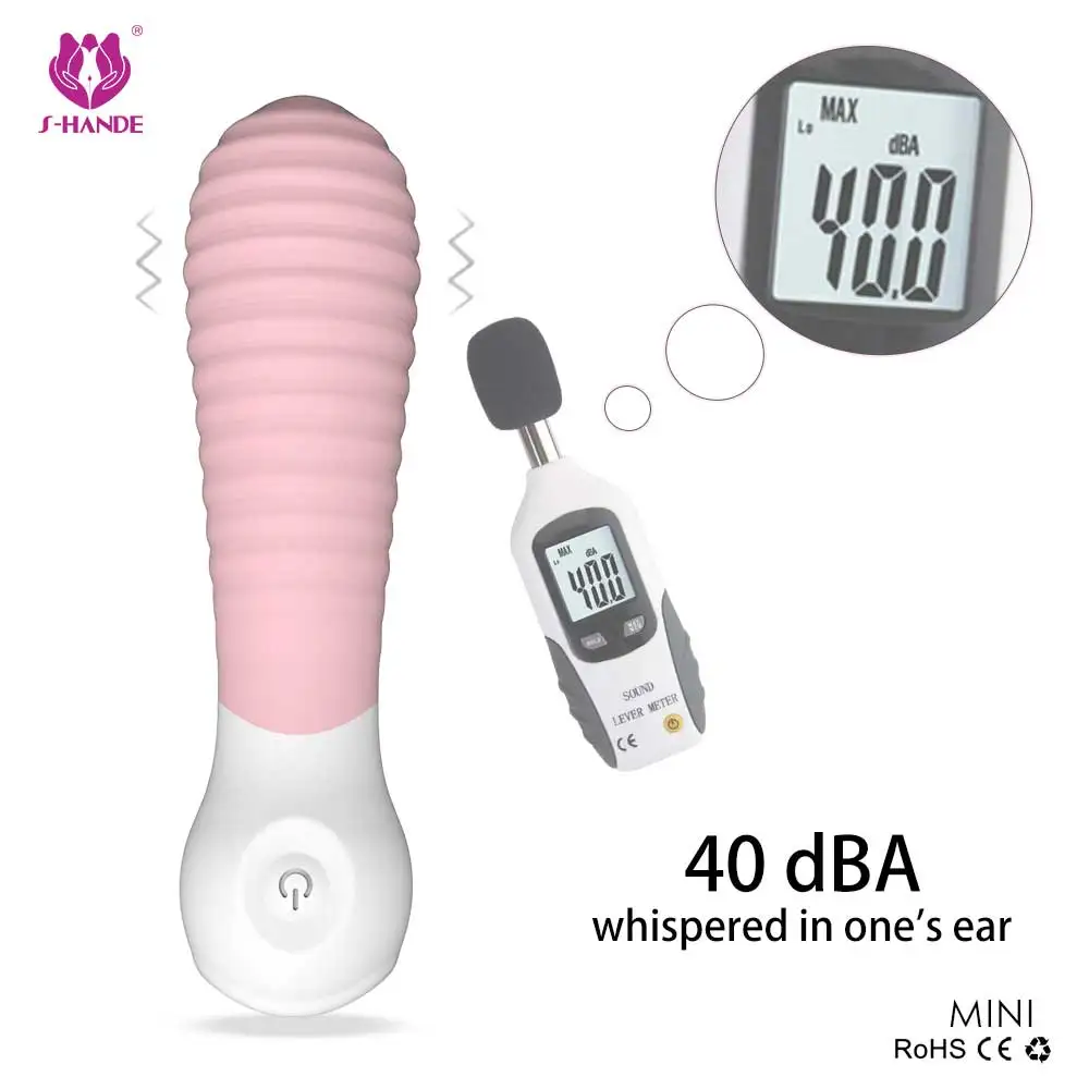 Pink Adult Sex Toy Bullet Vibrator For Young Girls Rechargeable And