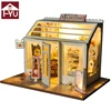 miniature diy 3d christmas crafts gift wooden dollhouse doll house house children
