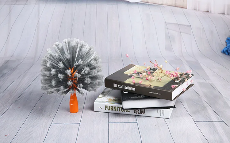 9104 1.5m Long Handle Plastic Cobweb Ceiling Fan Cleaning Broom Brush