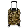 Leopard luggage, printed suitcase