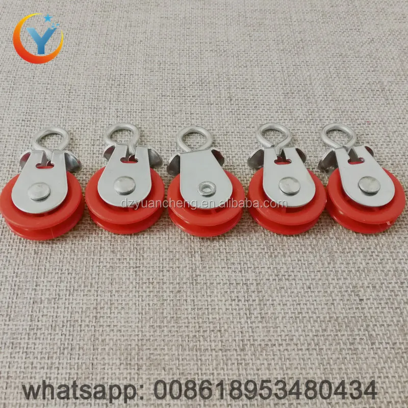 Nylon Small Pulley Wheels For Poultry Drinking And Feeding Equipment