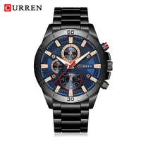 

Top Brand CURREN 8275 Men Luxury Quartz Watches Casual Stainless Steel Watch Fashion Business Male Wristwatches Clock Relogio