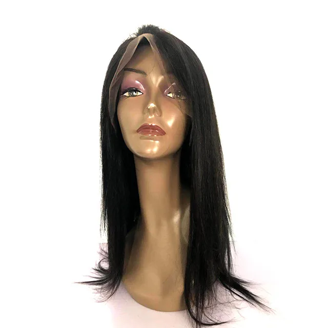 

Wholesale prices for brazilian hair in mozambique, virgin brazilian straight human hair wigs with baby hair for black women