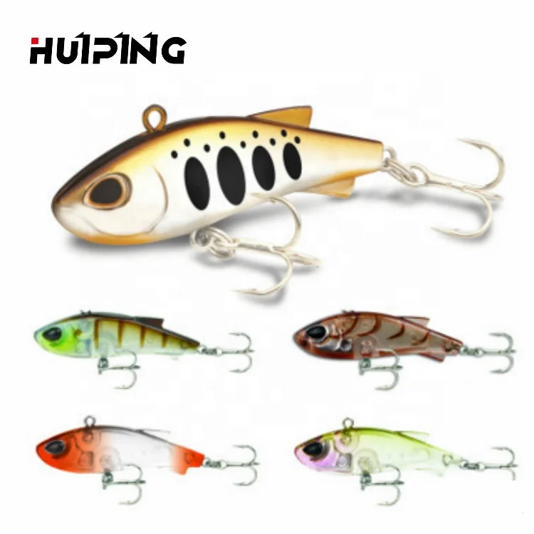 

HUIPING 40mm 3.5g VIB Fishing Lures Artificial Lure Sinking Fishing Bait V058, 5 colors