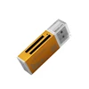 Free shipping High Speed 4 in 1 Multifunctional Smart USB 2.0 Micro USB TF SIM SD Card Reader