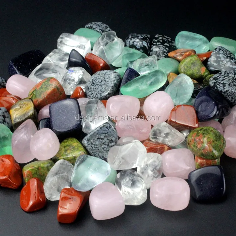 wholesale various types of natural polished gemstone tumbled stones for sell