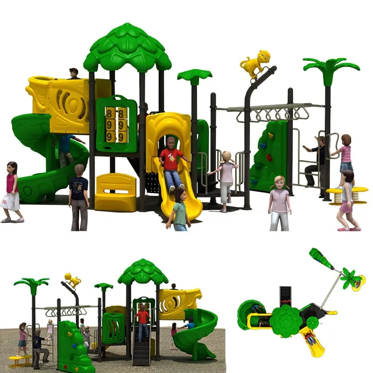 

Hot sale outdoor play equipment park and slide for kids, Customized color option