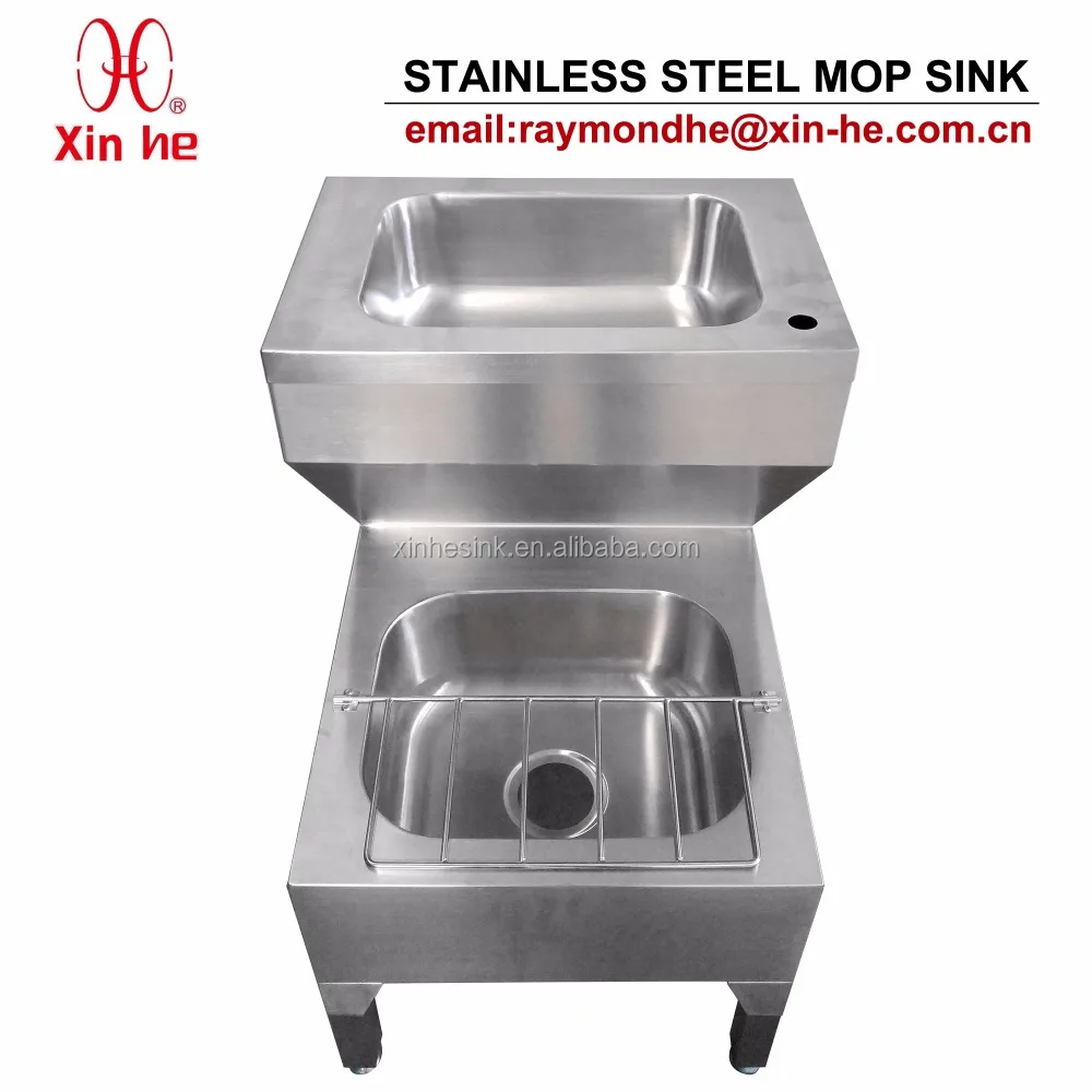 Stainless Steel Mop Sink Cleaner Sink Bucket Sink For Commercial Sanitary Buy Stainless Steel Mop Sink Cleaner Sink With Hand Wash Basin Stainless