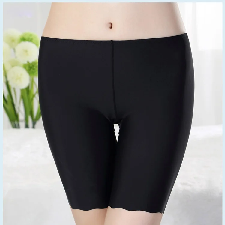 

Women Seamless Safety Pants Short Under Skirt Ladies Safety Breathable Underwear Three Colors Womens Panties, N/a