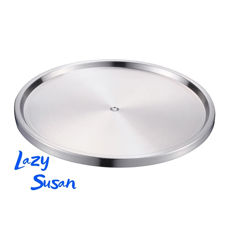 Stainless Steel Round Lazy Susan For Restaurant Metal Tray Buy Lazy