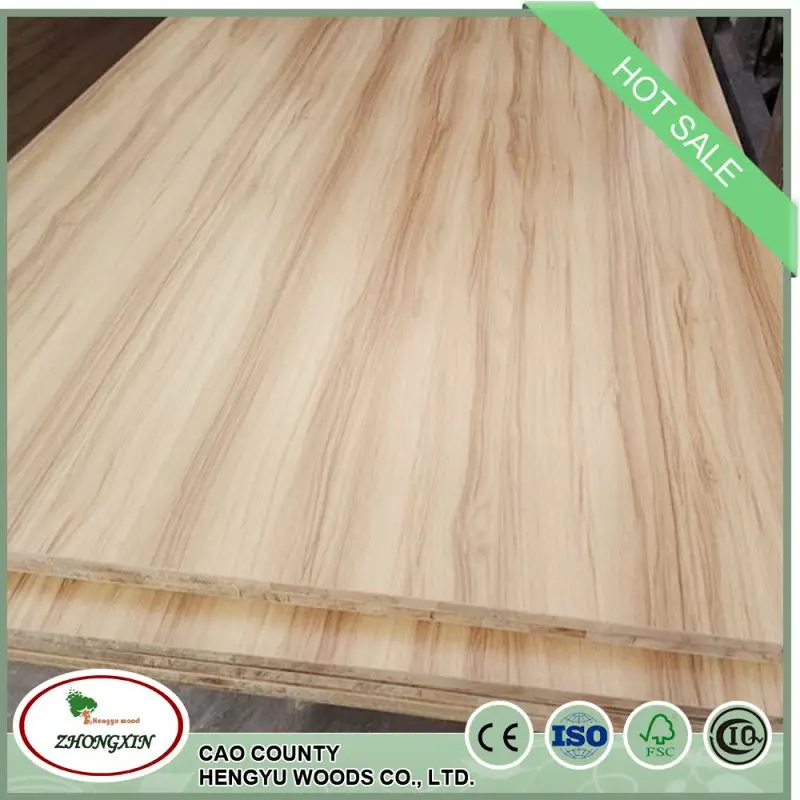 
Accept OEM door frame 12mm paulownia core wood boards veneer block board 