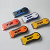 car solar window film application tool / lottery scraper / damascus hunting knife