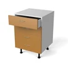 Vermonhouzz Factory Price American Standard Drawer Kitchen Base Cabinet Unit Flat Pack Soft CLose Hinge