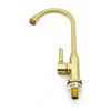 Golden deck mounted sink kitchen taps and faucets kitchen