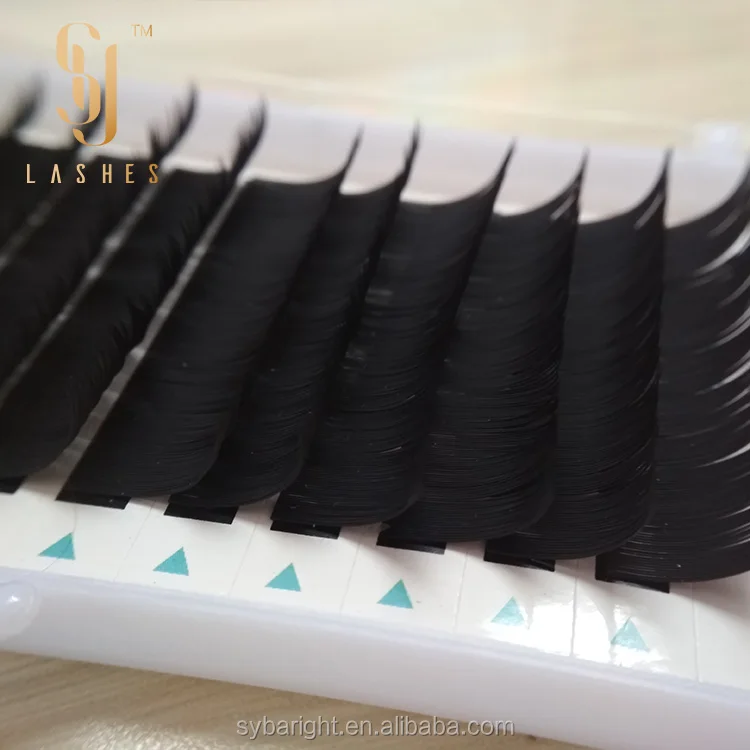 

SY lashes 0.05 0.07 C D L DD curl wholesale silk eyelash extensions i-beauty eyelash extensions korea