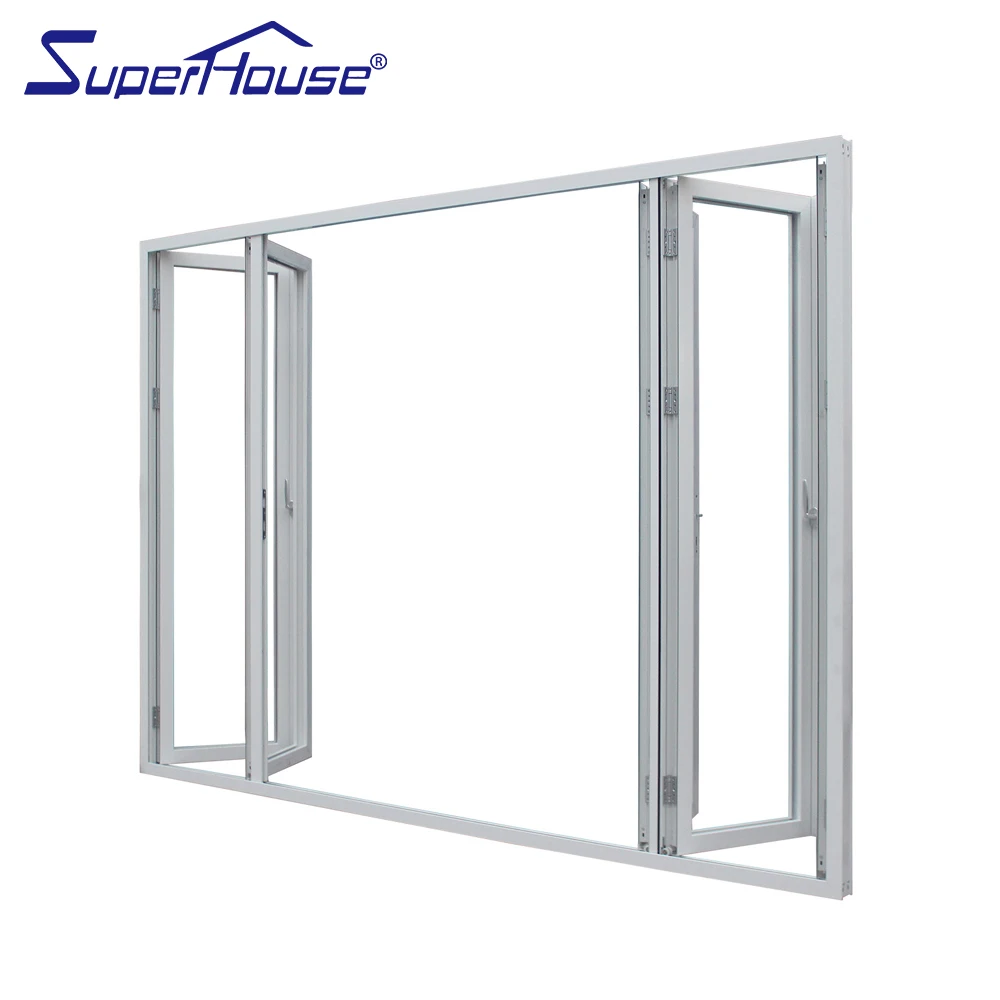Australian standard as2047 Certified Thermal Break exterior glass folding doors