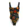 High Quality All Over Print Swimsuit Sexi Bikini,Oem Dropshipping African Swimsuit Low-cut one piece swimsuit