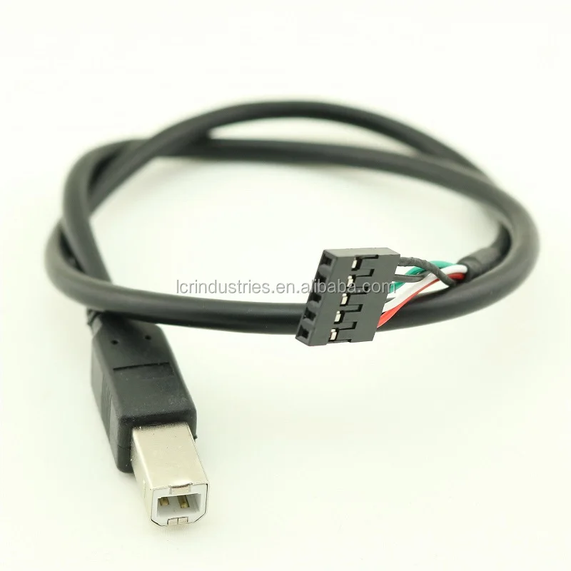 50cm Usb 20 Type B Male To 254mm 5 Pin Dupont Cable Buy Dupont Cableusb B Male Cableusb To 3065