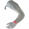 Full shoulder length stainless steel butcher safety gloves with level 5 protection