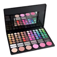 

New Wholesale Makeup Kits 78 Color Eyeshadow + Blush Cosmetic Sets Color Works Makeup