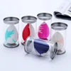 Beauty Non-latex Marbling Blender Sponge Cosmetic Puff Super Soft Makeup Applicator with Iron Cylinder Package