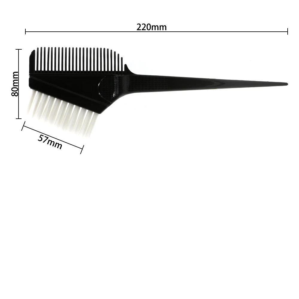 White Hair Double Sided Hair Stylist Professional Coloring Tools Anti