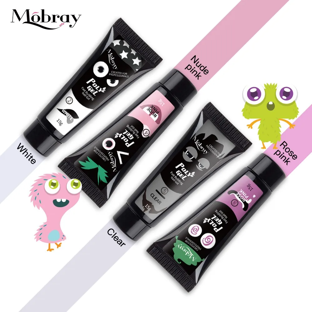 Mobray Poly Acrylic Nails Gel Extension Soak Off Gum Gel Kit Buy Gum