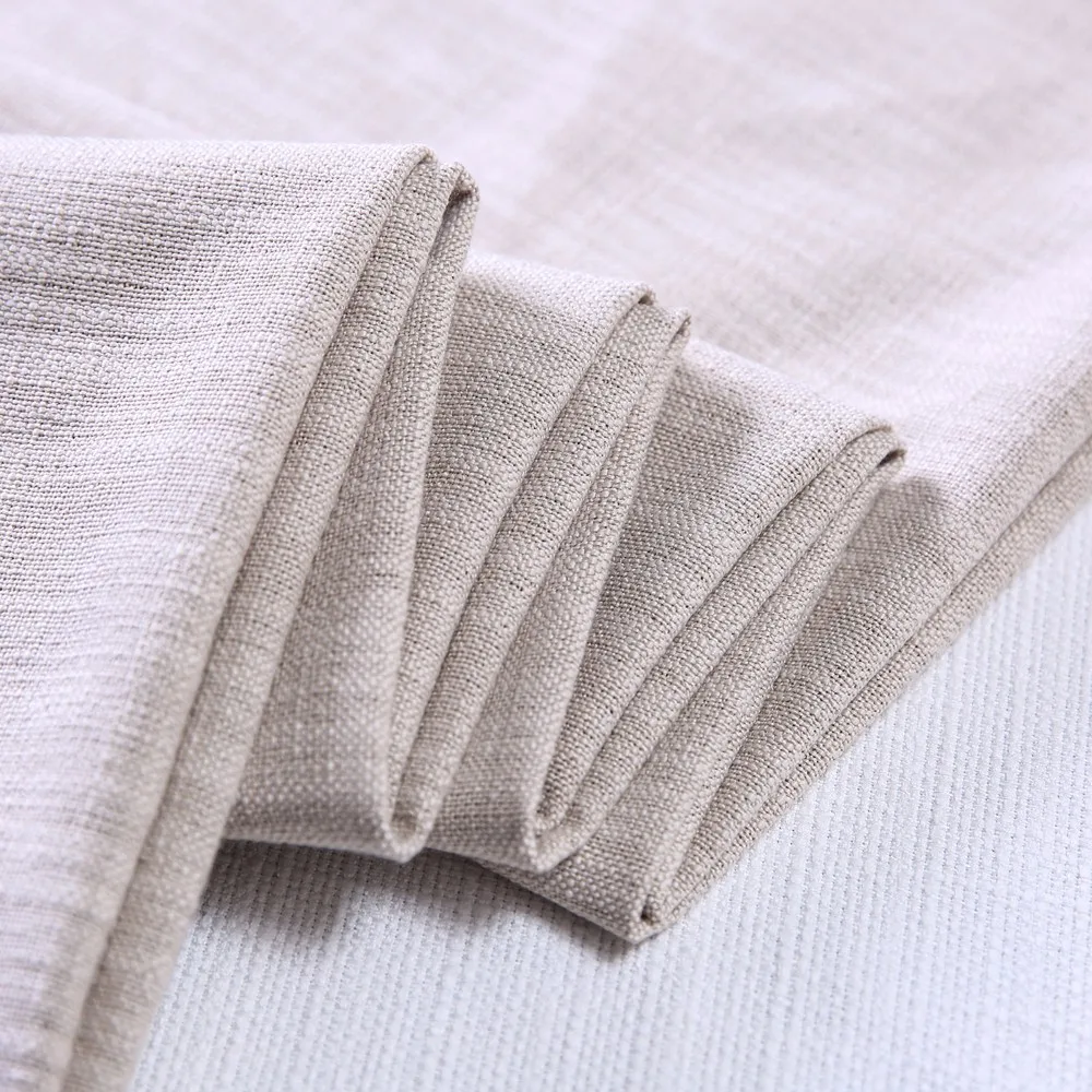 Home Textile Elegant Upholstery Cotton Linen Fabric Roll Buy Cotton