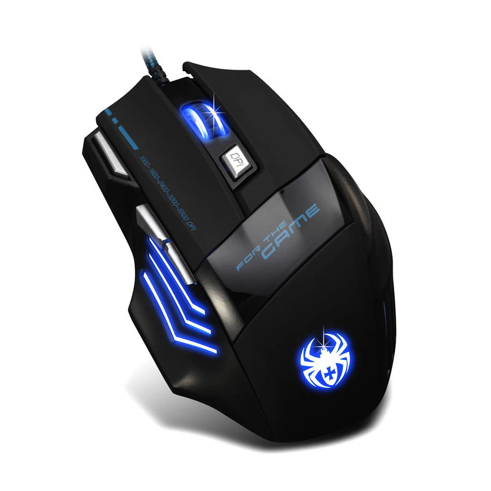 

Manufacturer Wholesale Wired Mouse CPI 2.4Ghz Optical Led 7d Gaming Mouse, Green;blue