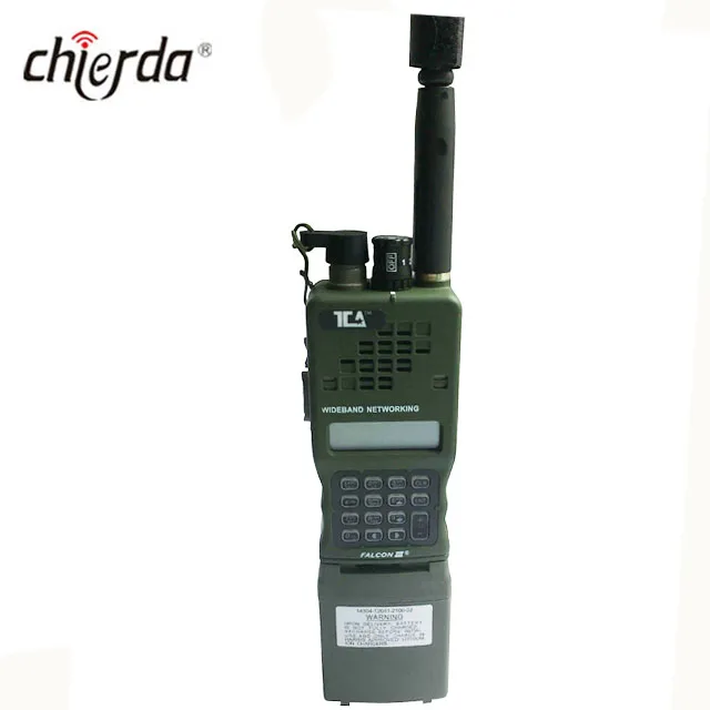 

Military dual band VHF UHF GPS track walkie talkie With FH Ham radio GP152A, Green