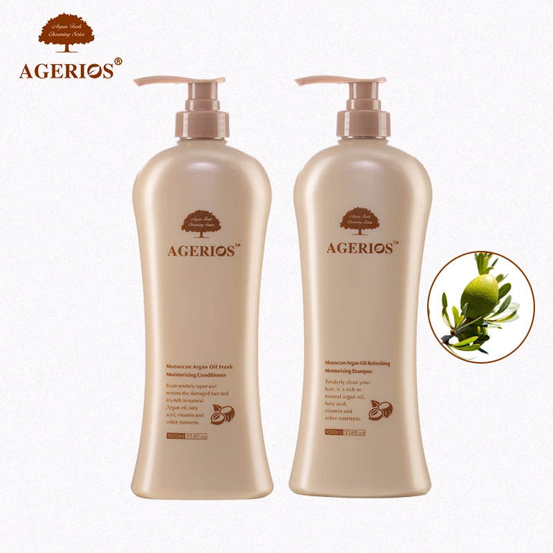 

Private label natural sulfate free Argan oil shampoo and conditioner