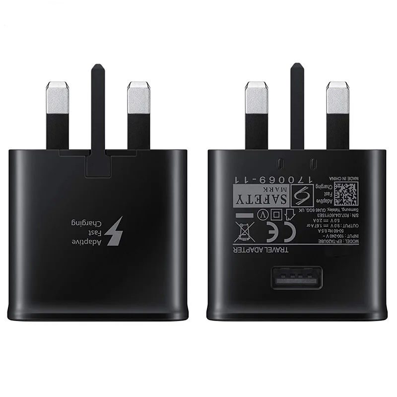 

9V 2A Fast Charging Adaptive UK Travel Wall Charger For Samsung Galaxy S10 S9 S8