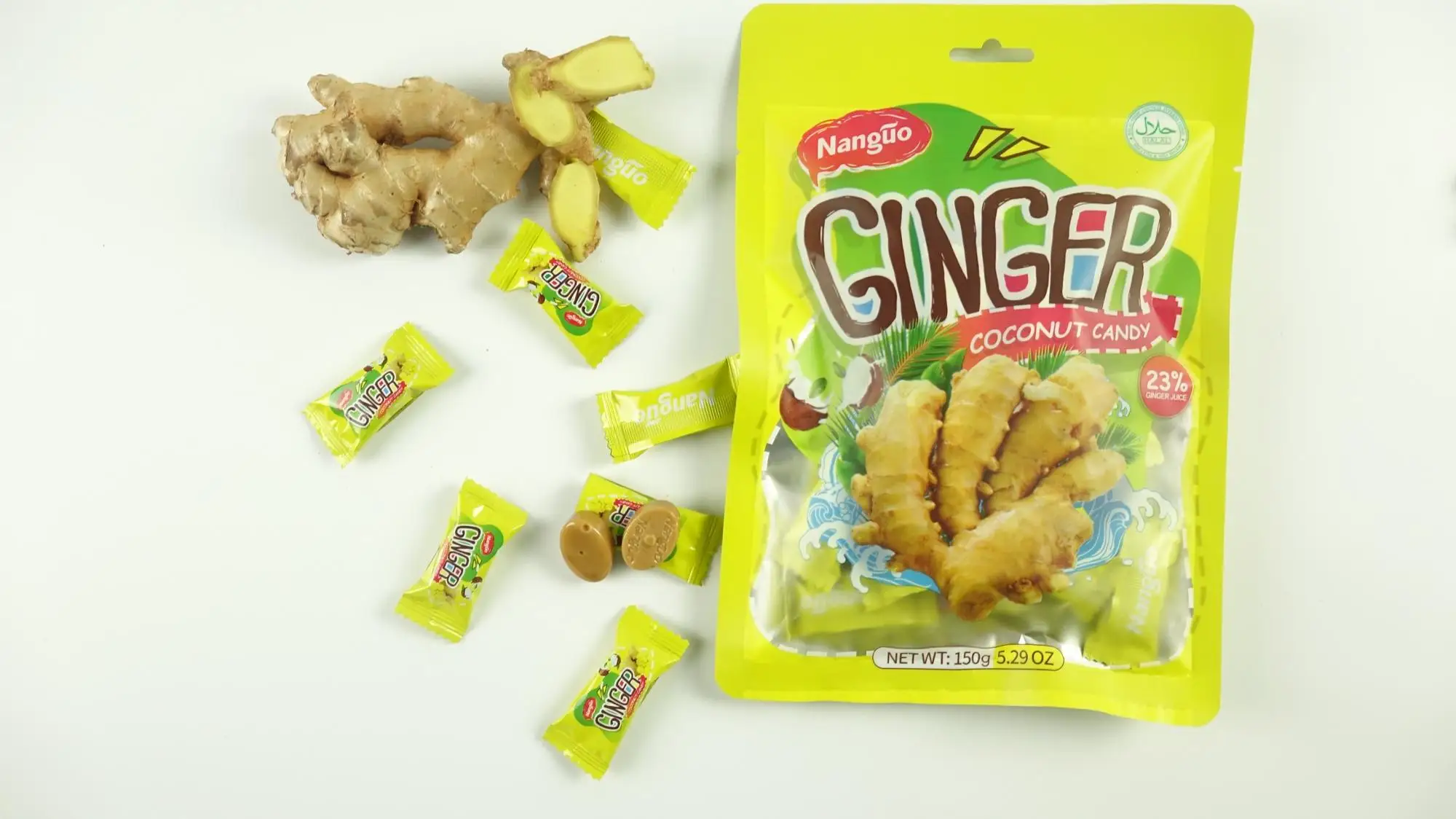 Sweet Ginger Coconut Hard Candy Manufacturers Buy Ginger Coconut Candy,Ginger Candy