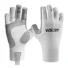 Comfortable fitting UPF 50+ sun protection gloves anti slip fashionable angle fishing gloves