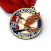 Custom eagle design baseball game medal
