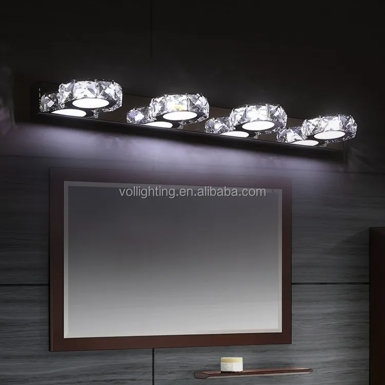 Crystal Led Bathroom Lighting Mirror Wall Lamp Dressing Room Led Bathroom Lighting Mirror Wall Lamp
