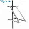 Adjustable PV aluminum solar pole mounting structure for solar street light