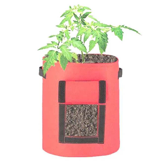 

Potato growing bags grow planter with window