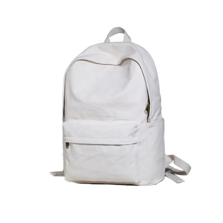 

Men's backpack female Korean version of the tide light retro literary cotton canvas backpack student bag