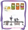 high quality automatic bottle milk powder filling processing line/spices powder packing bottling capper machine
