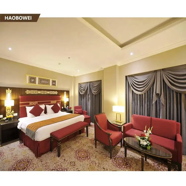 
Holiday Inn Luxury modern hotel bedroom furniture set china factory 