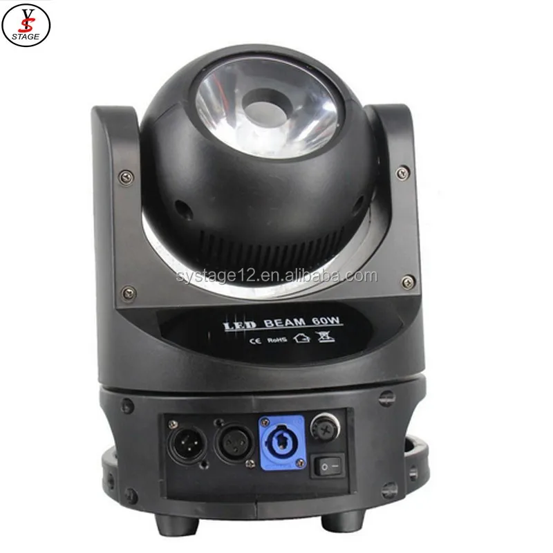

2021 Guangzhou LED Light Source and RGBW color mixing Emitting Color 60w led moving head beam, Colorful rgbw infinite mixed